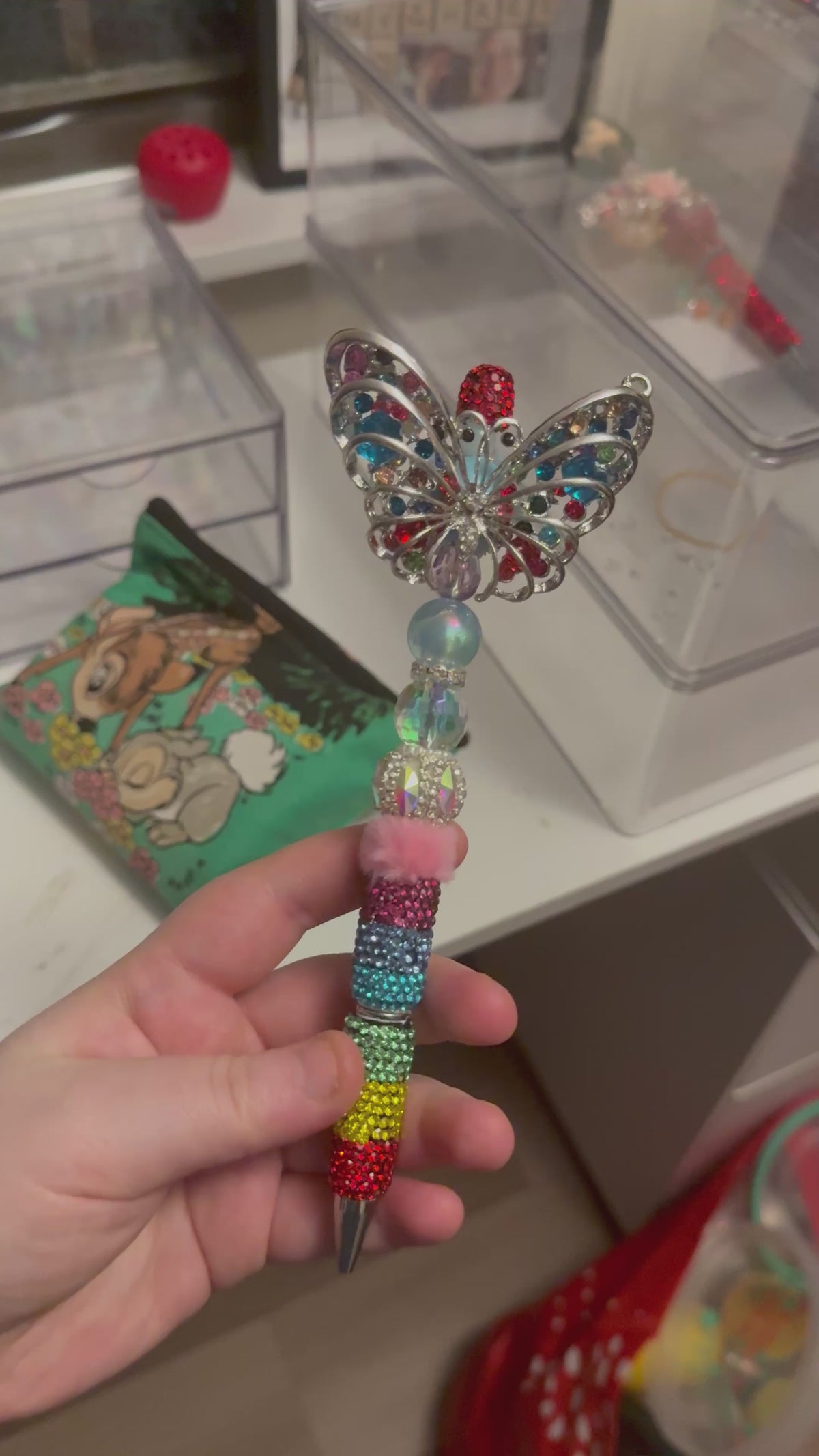 Rainbow Butterfly Pen