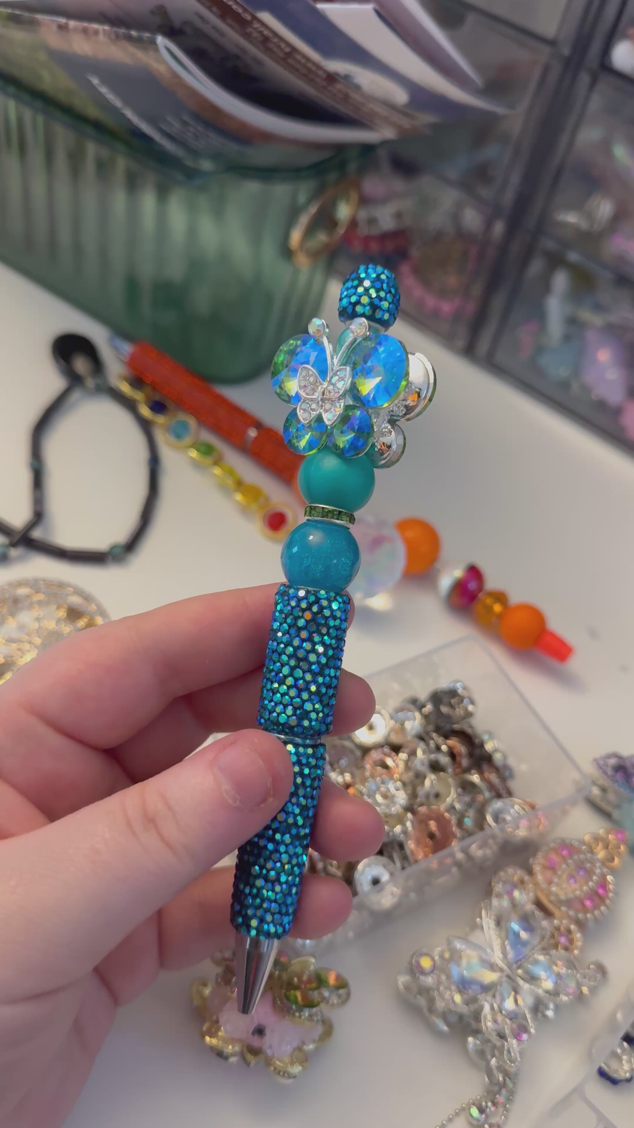 Blue Butterfly Pen